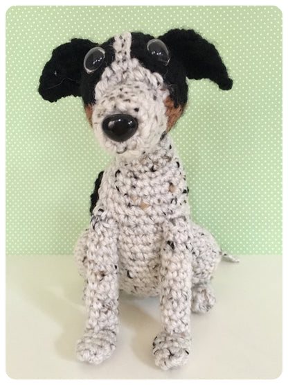 CUSTOM MINI CROCHET CROSS BREED DOG KEEPSAKE MEMORIAL GIFT