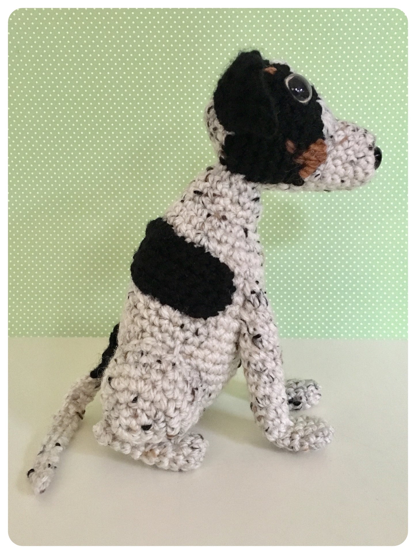 CUSTOM MINI CROCHET CROSS BREED DOG KEEPSAKE MEMORIAL GIFT