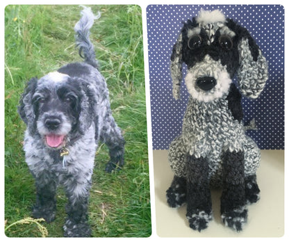 CUSTOM MINI CROCHET SPANIEL KEEPSAKE MEMORIAL GIFT