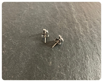TINY CUTE SILVER GREYHOUND WHIPPET SIGHTHOUND LURCHER STAINLESS STUD EARRINGS KEEPSAKE GIFT BOX